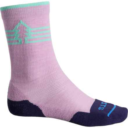 FITS Gifford Light Cushion Hiking Socks - Merino Wool, Crew (For Women) in Lavender Herb