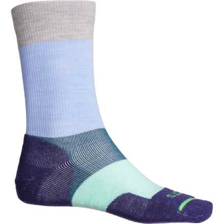 FITS Light Hiker Stratum Hiking Socks - Merino Wool, Crew (For Men) in Light Grey