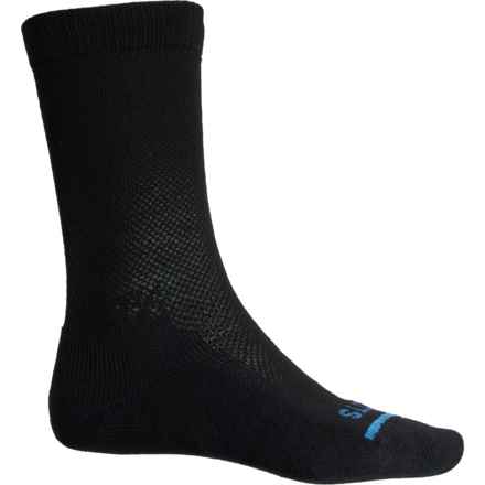 FITS Light Tactical Socks - Merino Wool, Crew (For Men) in Black