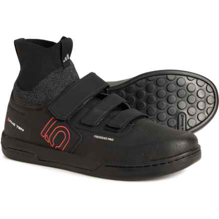 Five Ten Freerider Pro Mid VCS Mountain Bike Shoes (For Men and Women) in Core Black/Solar Red/Grey Three