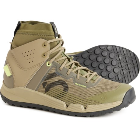 Five Ten Trailcross Mid Pro Mountain Bike Shoes (For Men and Women) in Orbit Green / Core Black