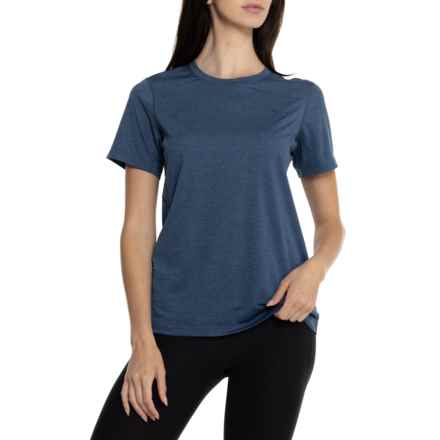 Fjallraven Abisko Day Hike T-Shirt - Short Sleeve in Indigo Blue