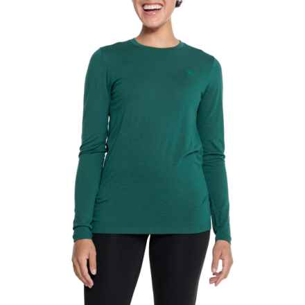 Fjallraven Abisko T-Shirt - Wool, Long Sleeve in Arctic Green