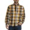Fjallraven Fjallglim Flannel Shirt - Long Sleeve in Buckwheat Brown/Dark Navy