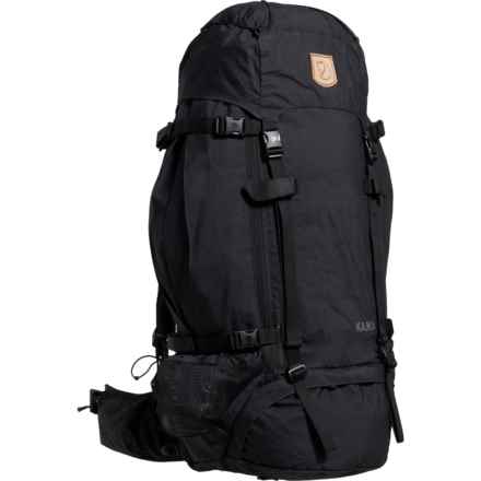 Fjallraven Kajka 75 L Backpack - Black in Black
