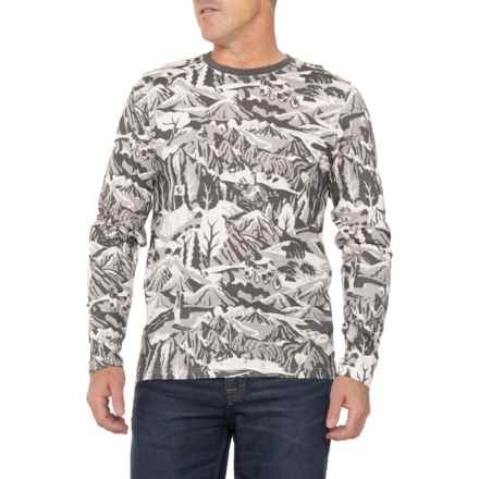 Fjallraven S/F Cotton CaliSwe Shirt - Long Sleeve in Black-Eggshell