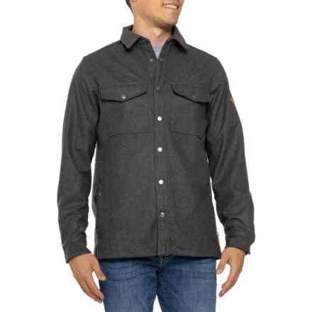 Fjallraven Singi Overshirt - Wool, Long Sleeve in Grey