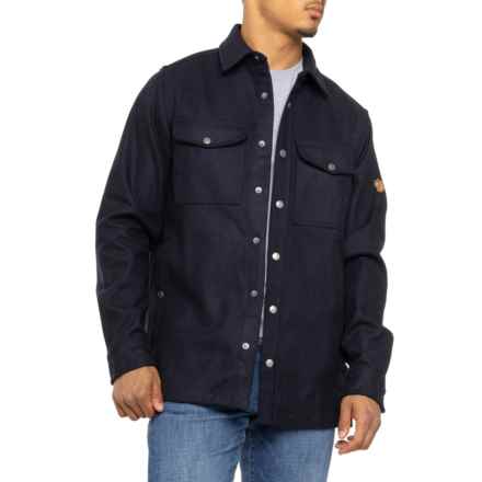 Fjallraven Singi Overshirt - Wool, Long Sleeve in Night Sky