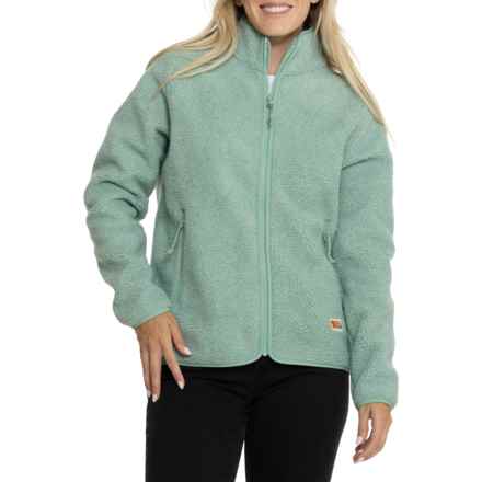 Fjallraven Vardag Pile Fleece Jacket in Aloe Green