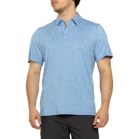FLAG & ANTHEM All-Day-Performance Polo Shirt - Short Sleeve in Light Blue