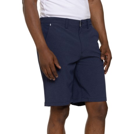 FLAG & ANTHEM Any-Wear Stretch Ripstop Shorts in Navy