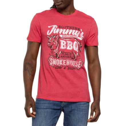 FLAG & ANTHEM Jimmy’s BBQ Smokehouse T-Shirt - Short Sleeve in Red