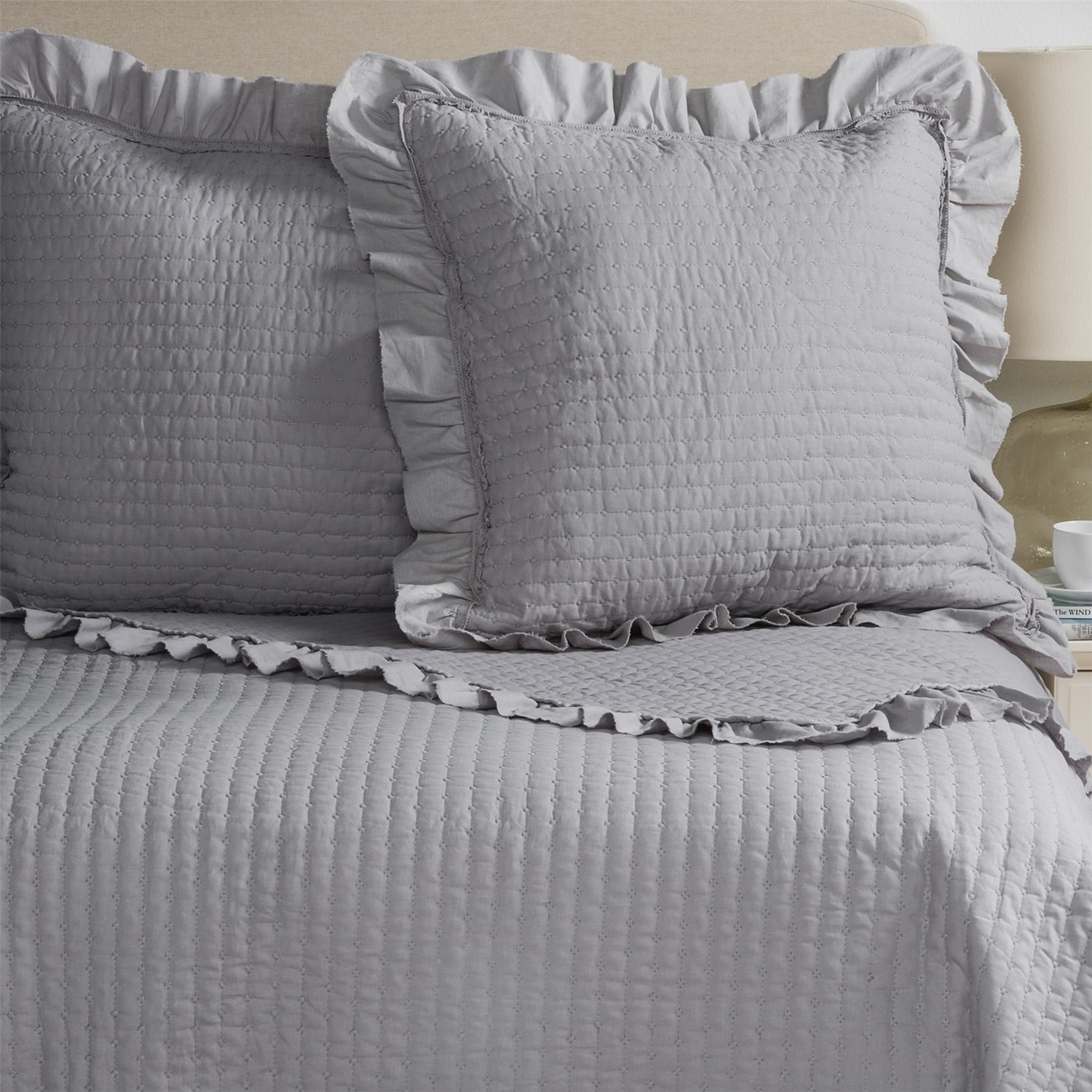 quilted pillow shams