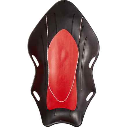 Flexible Flyer Snow Boat Sled - 48” in Black/Red