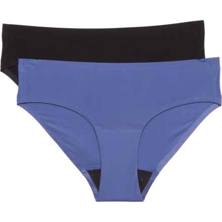 Flo Leakproof Panties - 2-Pack, Bikini Briefs in Black/Admiral Blue