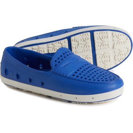 Floafers Boys London Water Shoes - Waterproof in Royal Blue/Bright White