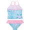 9KCFW_2 Floatimini Little Girls Sand Dollar Ruffle Bikini Set - UPF 50+, 2-Piece
