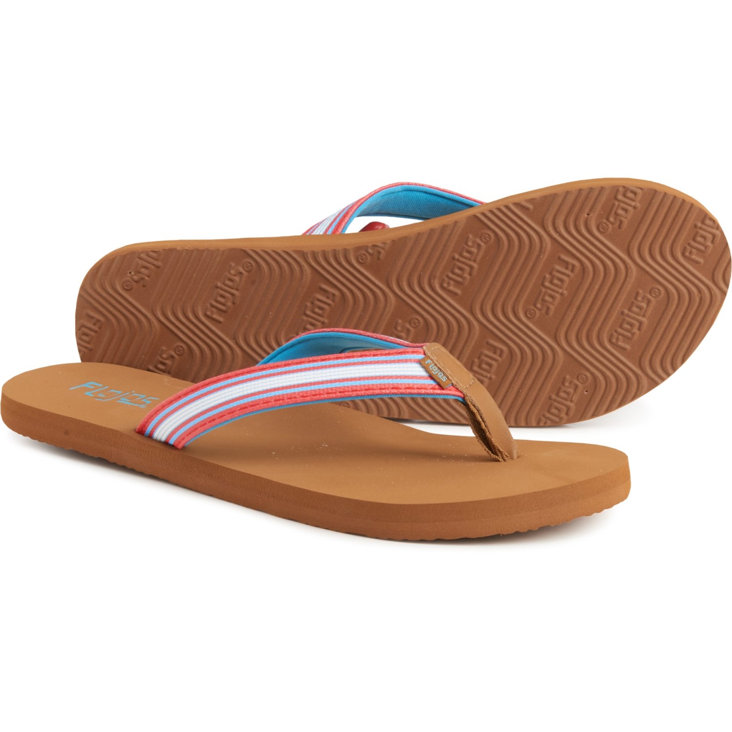 flojos tan flip flops