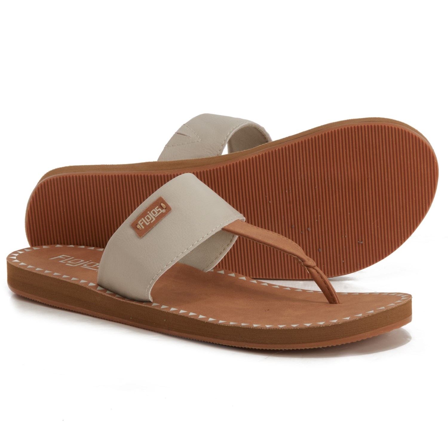 flojos leather flip flops