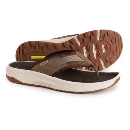 Florsheim Tread Lite Thong Sandals - Leather (For Men) in Taupe