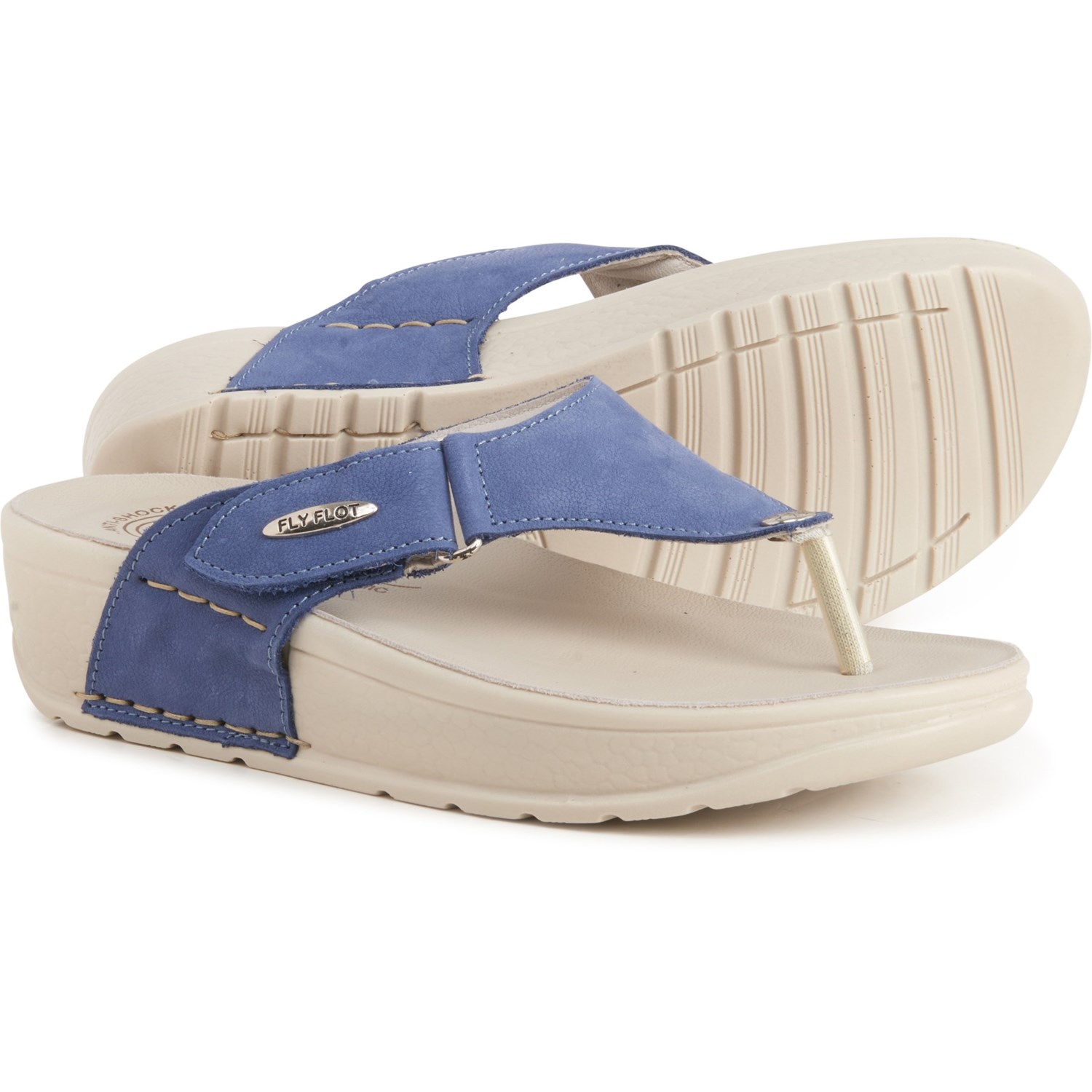 Fly Flot Toe Post Wedge Sandals (For Women) - Save 56%