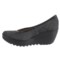 244XH_5 Fly London Yalu Shoes - Leather, Wedge Heel (For Women)