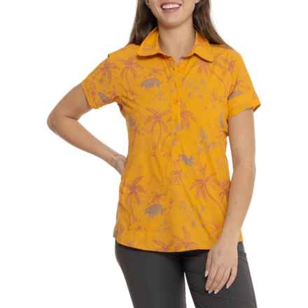 Flylow Aster Shirt - UPF 50+, Short Sleeve in Sunflower