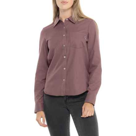 Flylow Brigitte Tech Snap-Up Flannel Shirt - Long Sleeve in Saturn