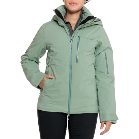 Flylow Charlie Intuitive Perm Down Coat - Waterproof, 800 Fill Power in Seaglass