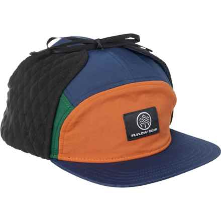 Flylow Coho Baseball Cap with Ear Flaps (For Men) in Night/Copper/Greedo