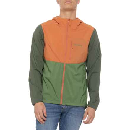 Flylow Davis Windbreaker Jacket in Matcha/Sunkissed/Boa