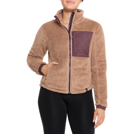 Flylow Felice Midlayer Fleece Jacket - Full Zip in Galaxy/Chai