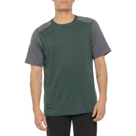 Flylow Garrett T-Shirt - UPF 30+, Short Sleeve in Forest/Slate