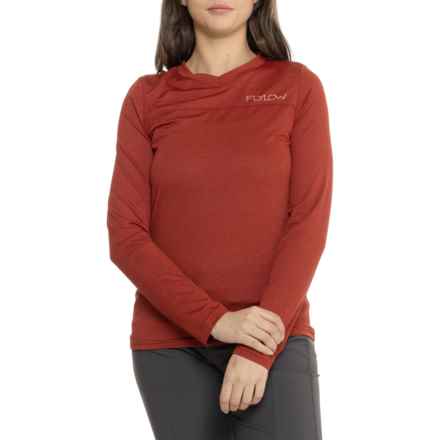 Flylow Honey Jersey - UPF 30+, Long Sleeve in Redwood