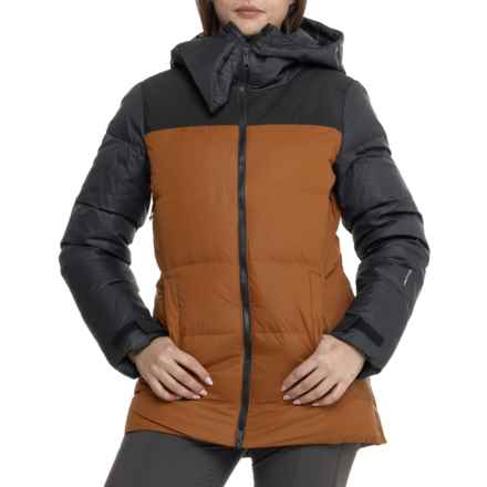 Flylow Kenzie Down Ski Jacket - 800 Fill Power in Black/Copper