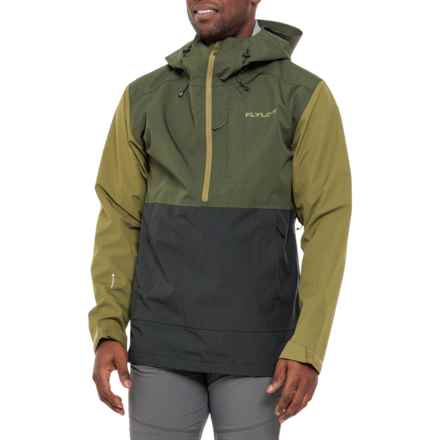 Flylow Knight Anorak Jacket - Waterproof in Pine/Black/Moss