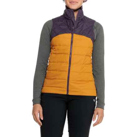 Flylow Laurel Down Vest - 600 Fill Power in Berry/Jupiter