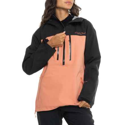 Flylow Lucy Anorak Jacket - Waterproof in Sundrenched/Black