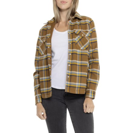 (取寄) フライロー メイ スナップ-アップ フランネル シャツ ジャケット Flylow May Snap-Up Flannel Shirt Jacket  Rye Flylow Flannel Shirt Jacket in Clothing average savings of 70% at