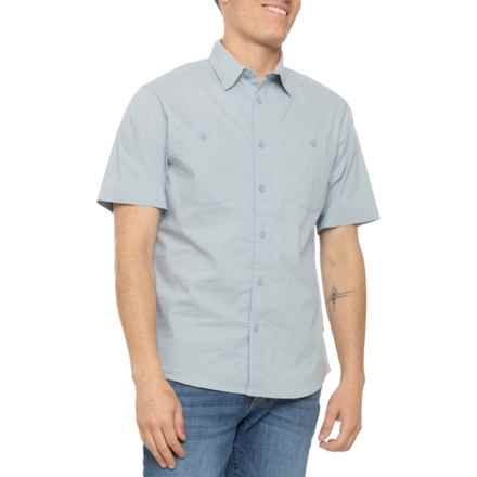 Flylow Phil A Shirt - UPF 50+, Short Sleeve in Blue Steel