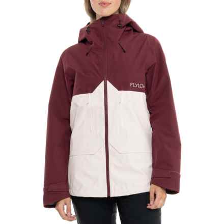 Flylow Puma Ski Jacket - Waterproof in Ruby/Flamingo