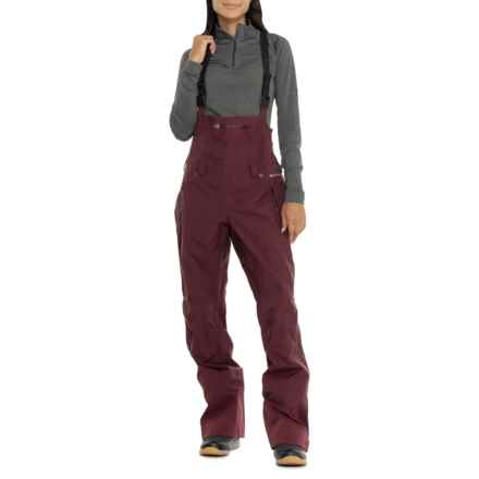 Flylow Siren Bib Ski Pants - Waterproof in Ruby