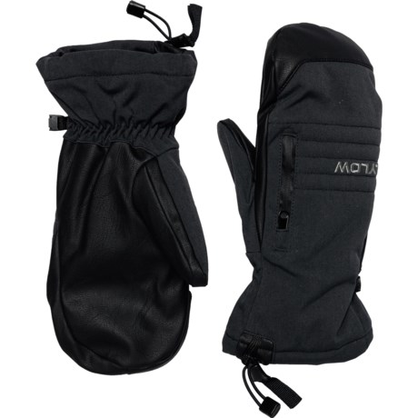 Flylow Snowman Ski Mittens - Waterproof, Insulated (For Men) in Black