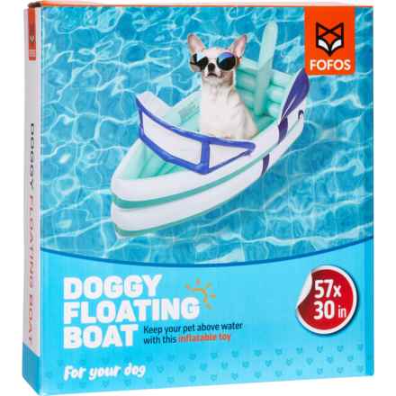Fofos Doggy Floating Boat - 57x30” in Multi