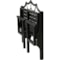 9FAFX_3 Foldable Decor Spider Web Foldable Bench