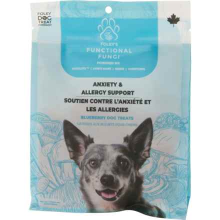 Foley Dog Treat Functional Fungi Anxiety and Allergy Dog Treats - 7 oz. in Blueberry