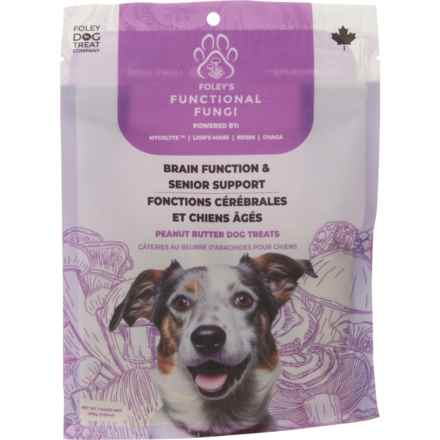 Foley Dog Treat Functional Fungi Brain Function and Senior Support Dog Treats - 7.05 oz in Peaunt Butter