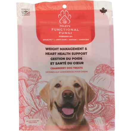 Foley Dog Treat Functional Fungi Weight Management and Heart Health Support Dog Treats - 7 oz. in Cranberry