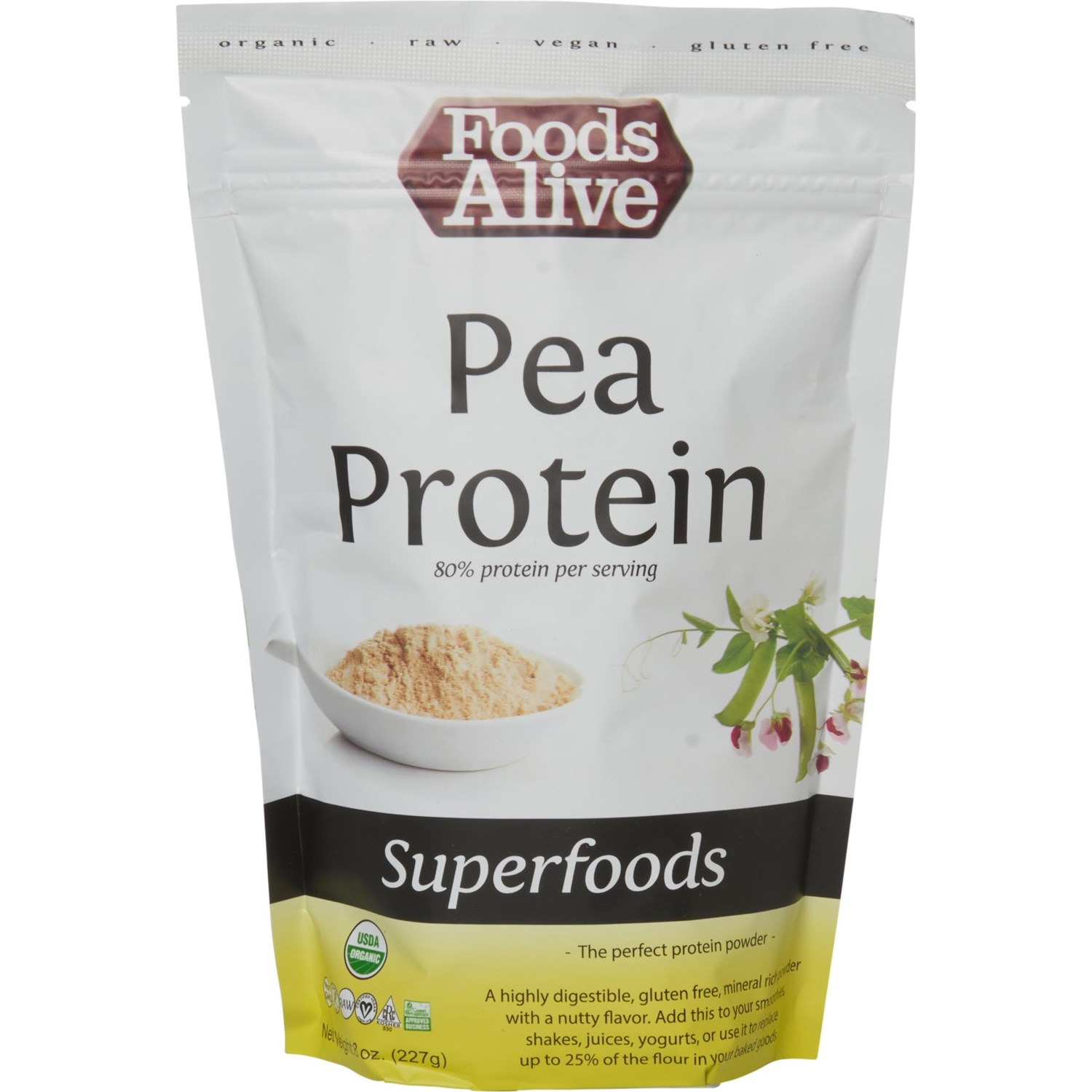 Foods Alive Pea Protein Powder - 8 oz. - Save 22%