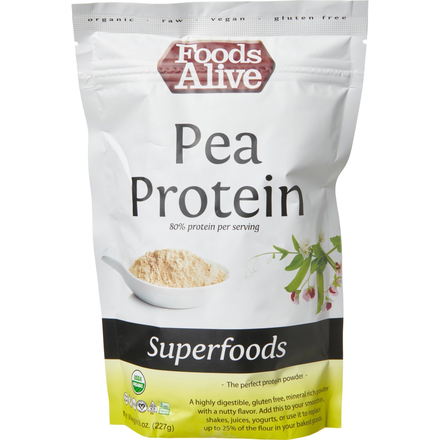 Foods Alive Pea Protein Powder - 8 oz. - Save 22%